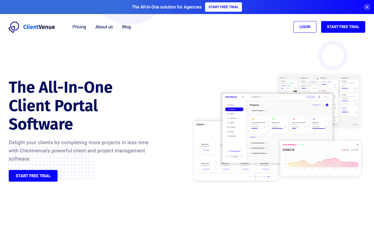 ClientVenue screenshot