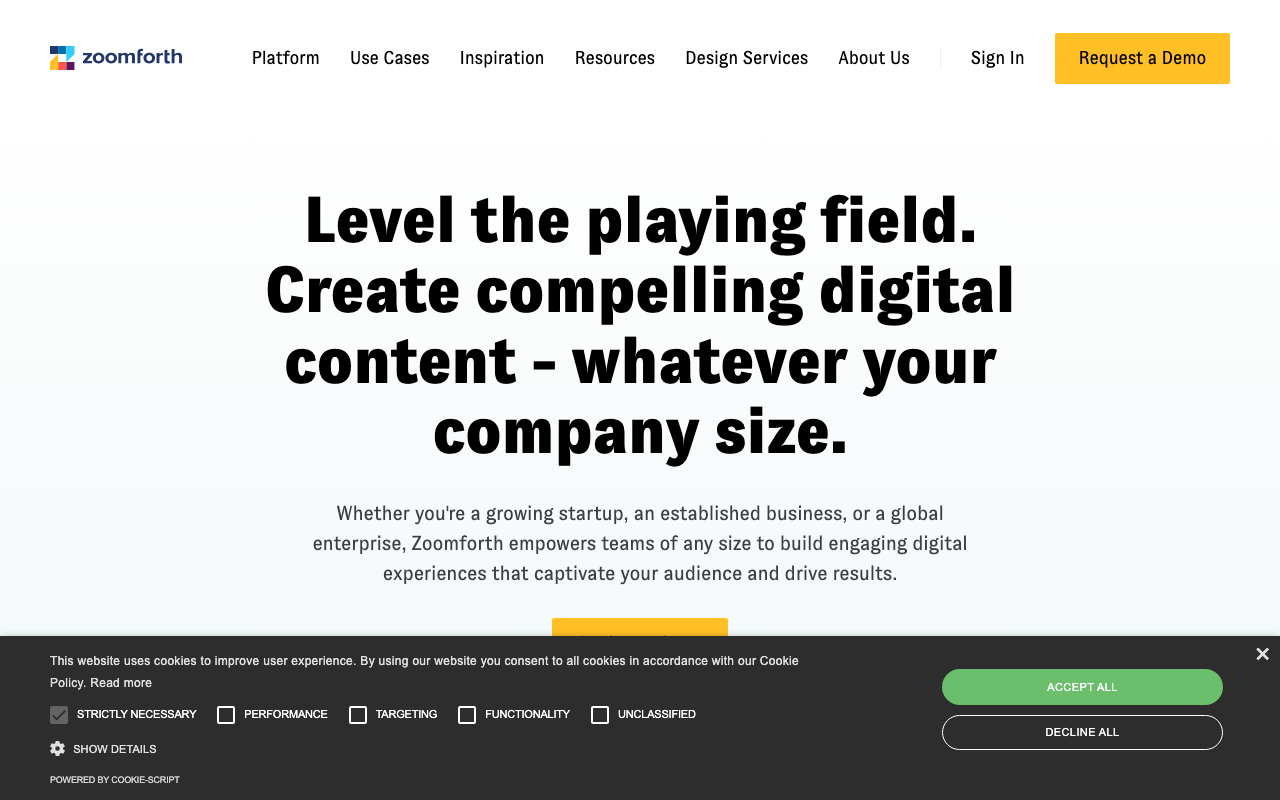 Zoomforth screenshot
